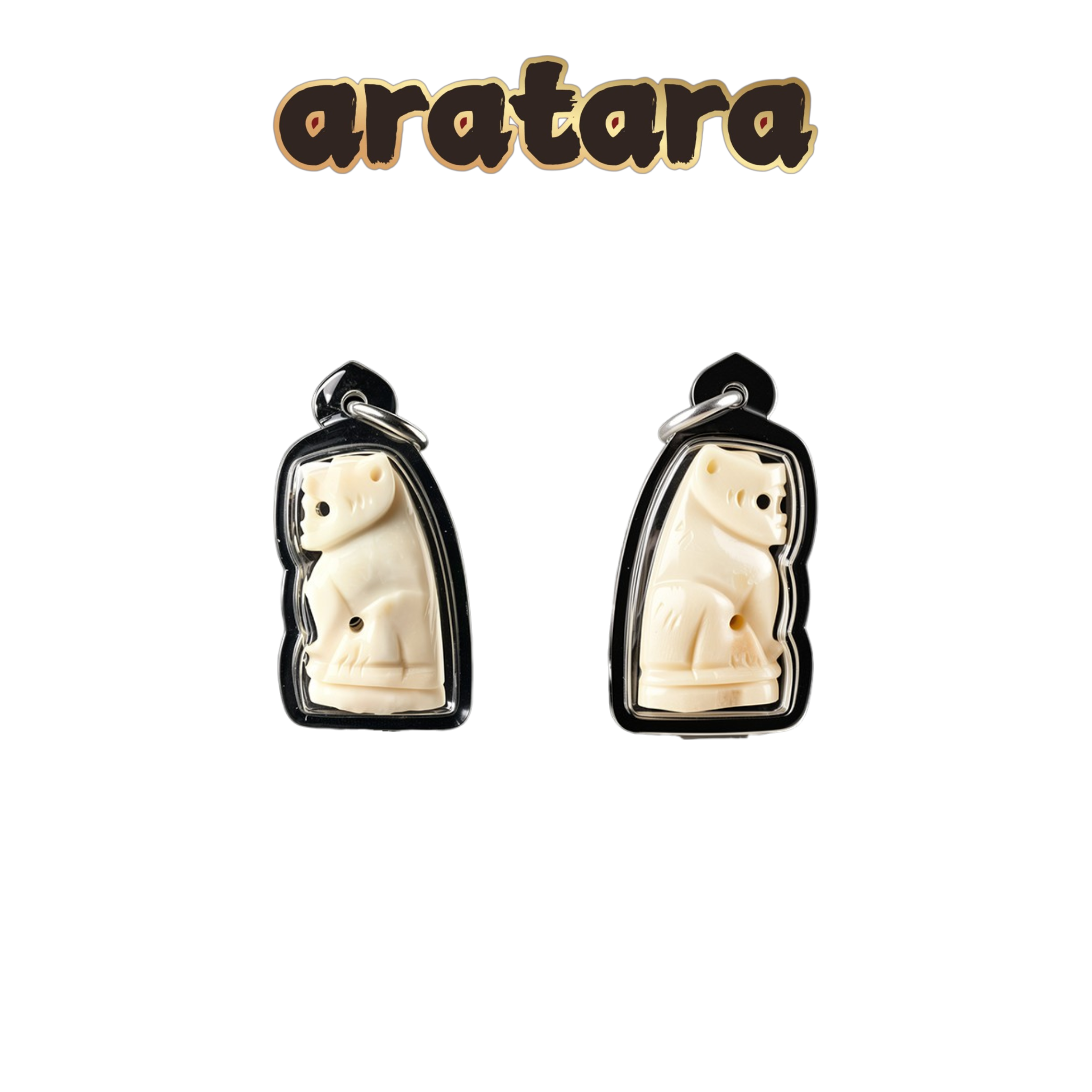 BE 2550 Luang Phor Chan Wat Bang Bo Tiger Tooth Amulet (Natural Animal Tooth, Clear Acrylic Waterproof Casing)