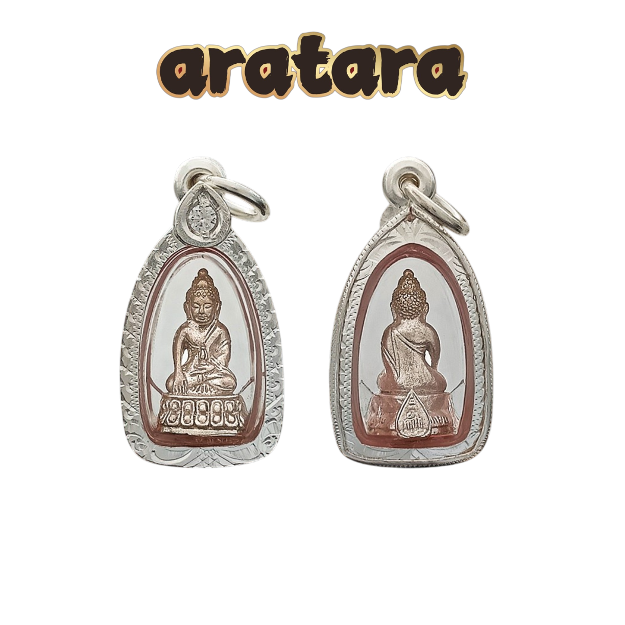 BE 2533 LP Kasem TriLak Cemetery Phra Chai Wat Khaek Mini Medicine Buddha Amulet