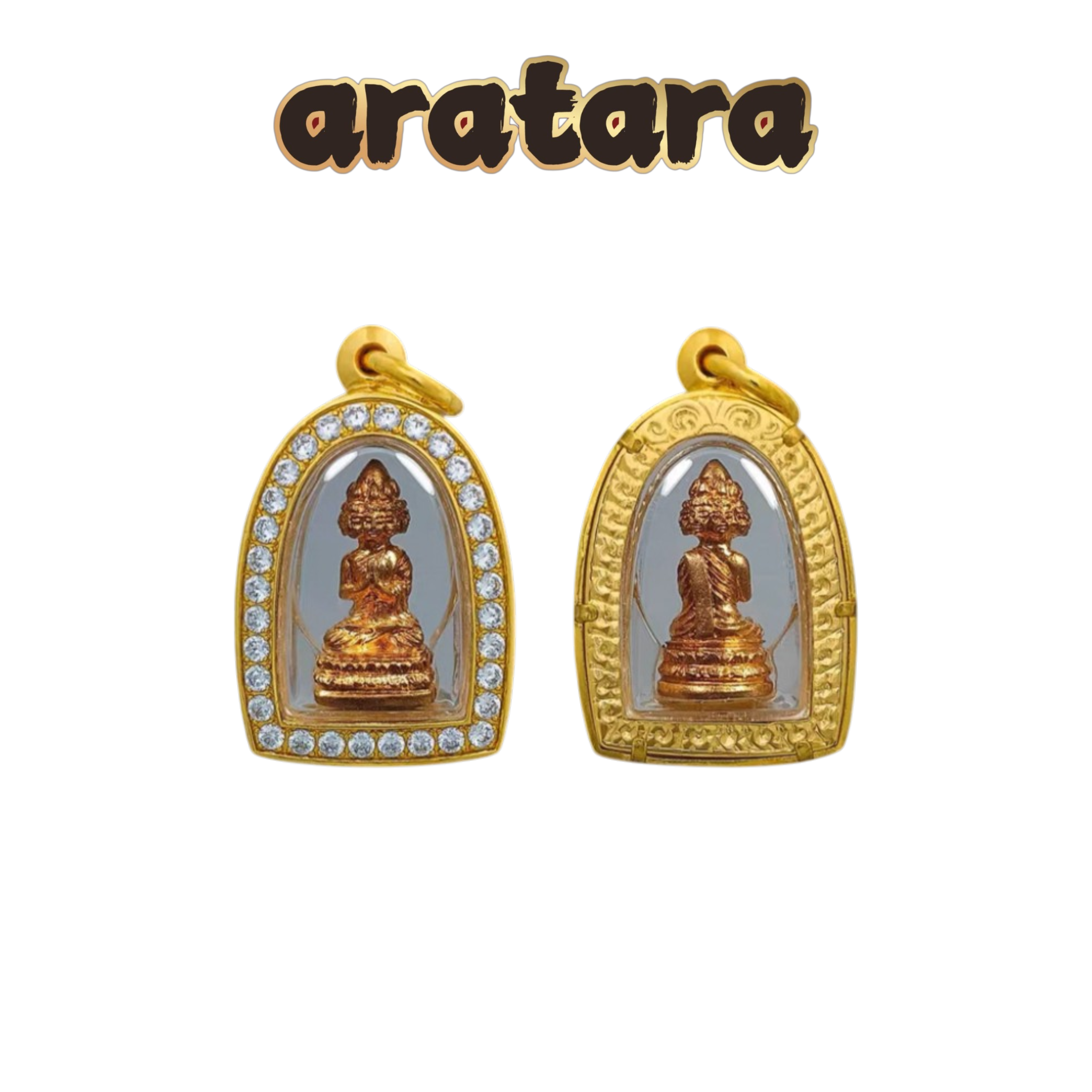 BE 2551 Luang Pu Somboon Wat Laeng Nu Nine-Faced Wealth Buddha Amulet