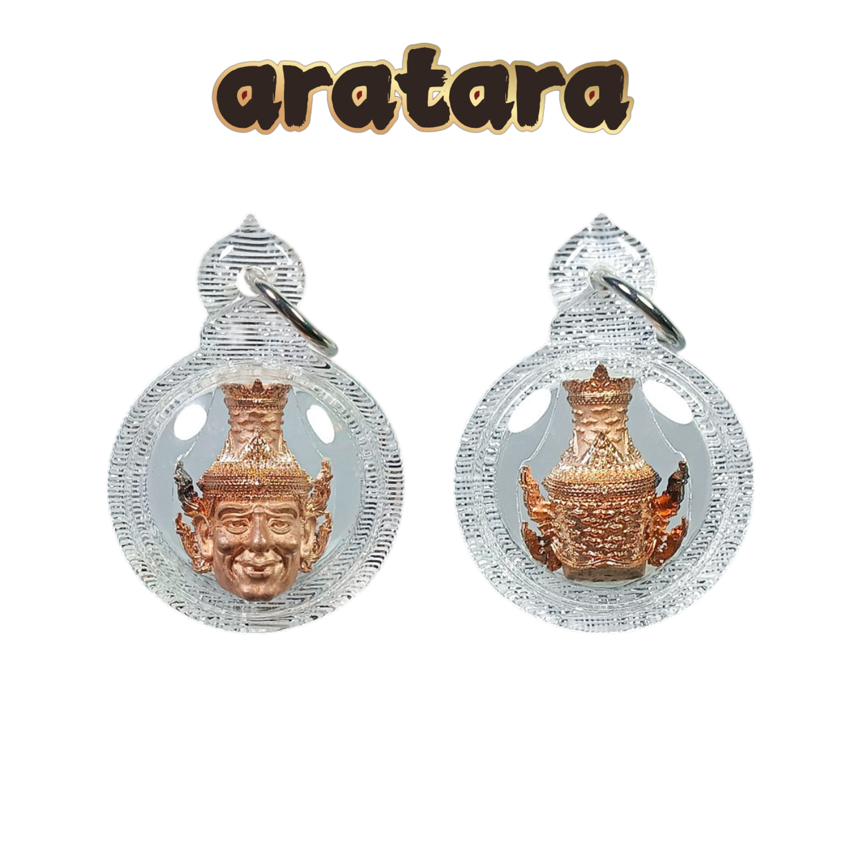 BE 2563 Luang Phor Klom Wat Khok Uthong Lersi Head Amulet