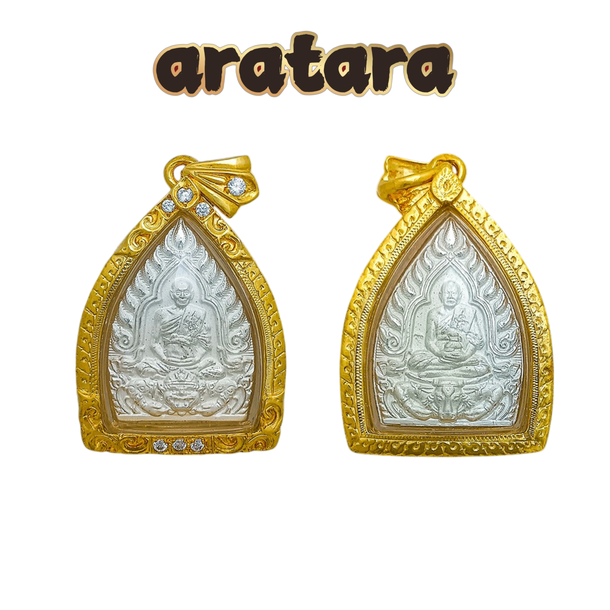 BE 2558 Luang Phor Phan Self-Image Amulet (Consecrated by Luang Phor Nam Fon, Gold Opening Casing)