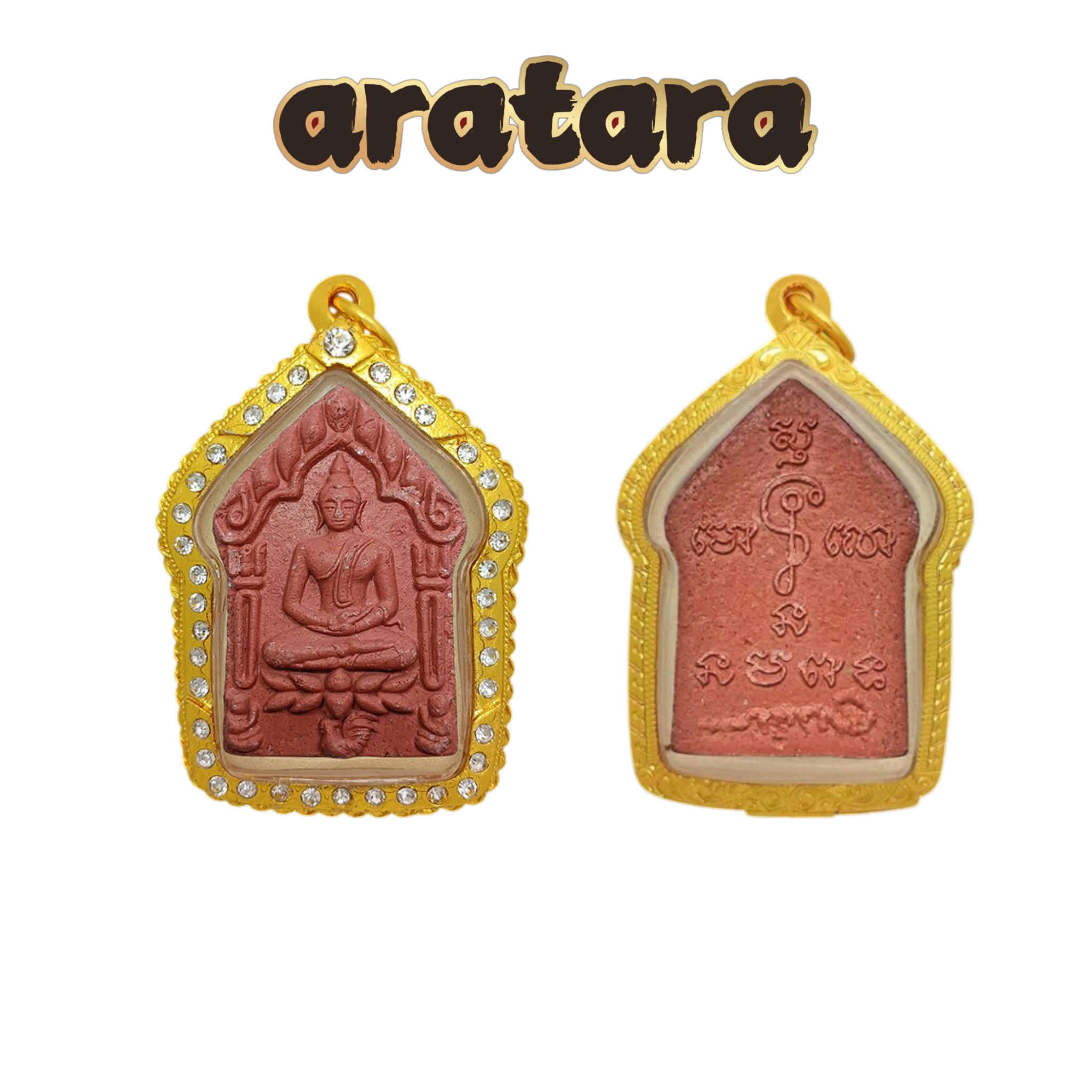 BE 2560 Kruba Krissana Wat Khok Udom Thong Phra Khun Paen Riding Rooster Amulet