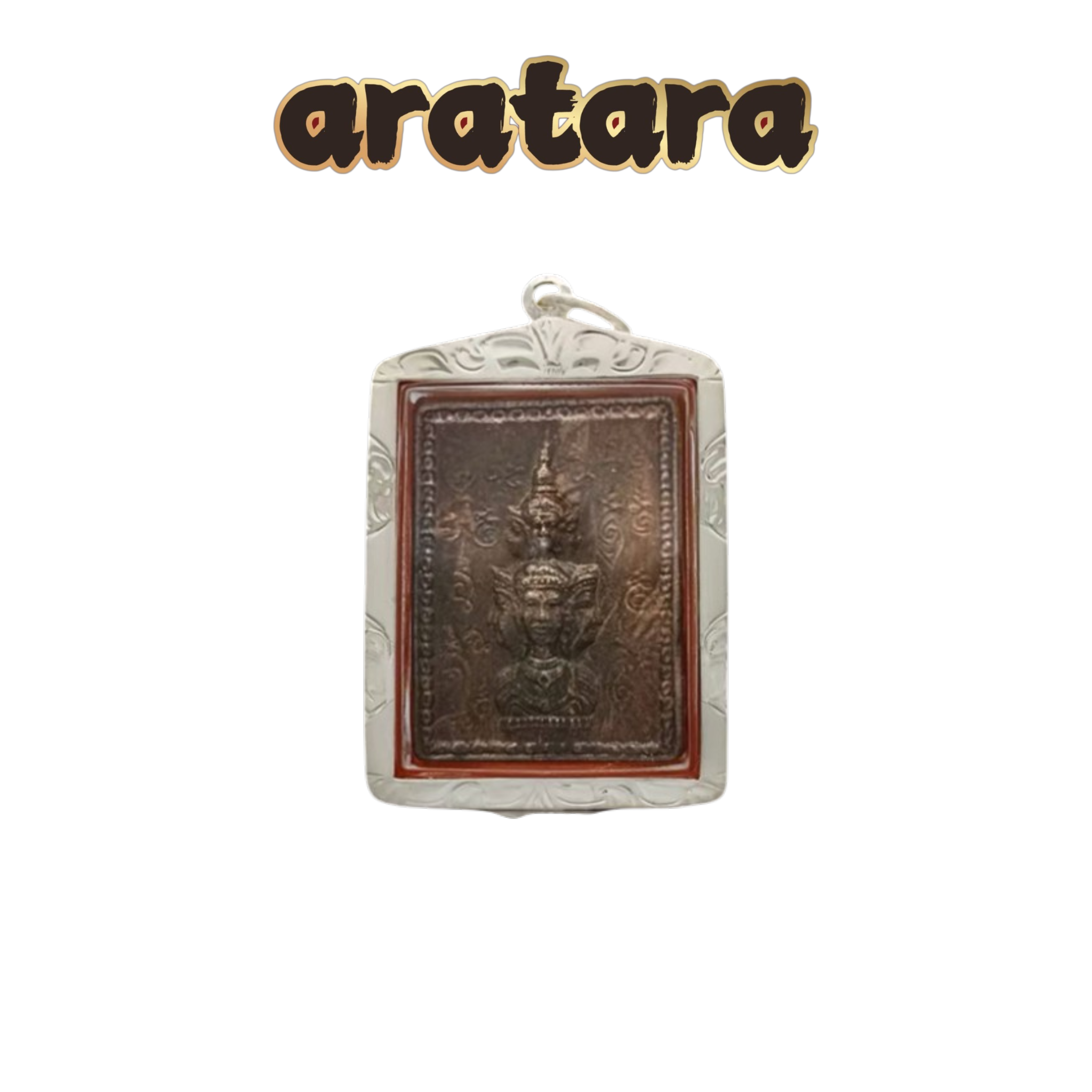 BE 2550 Wat Phra Mahathat Woramahawihan Stamp Edition Jatukham Ramathep (Phra Phrom) Amulet