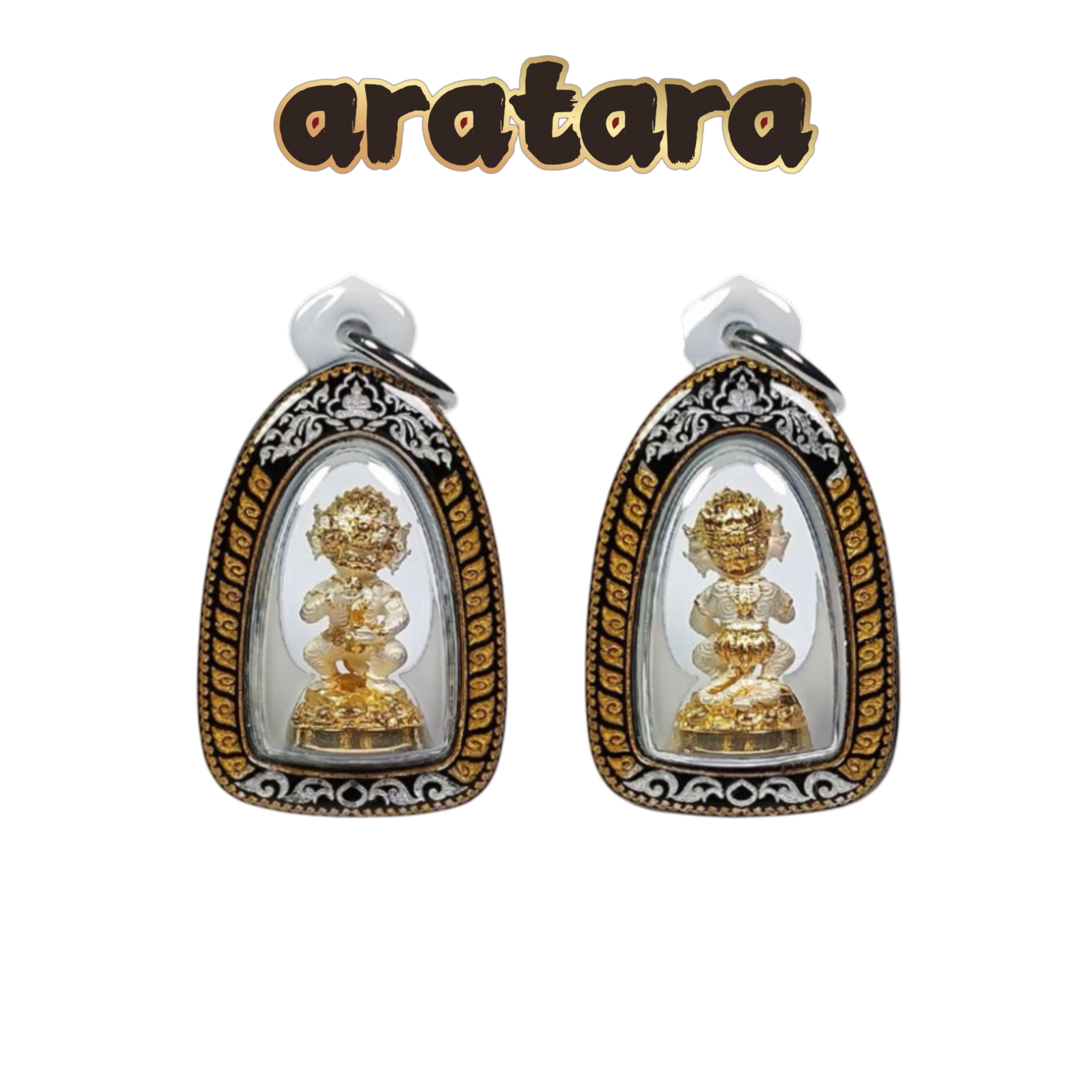 BE 2566 Kruba Khamfan Wat Ko Chok Maha Rich Edition Mini Standing Five Eyes Four Ears Amulet