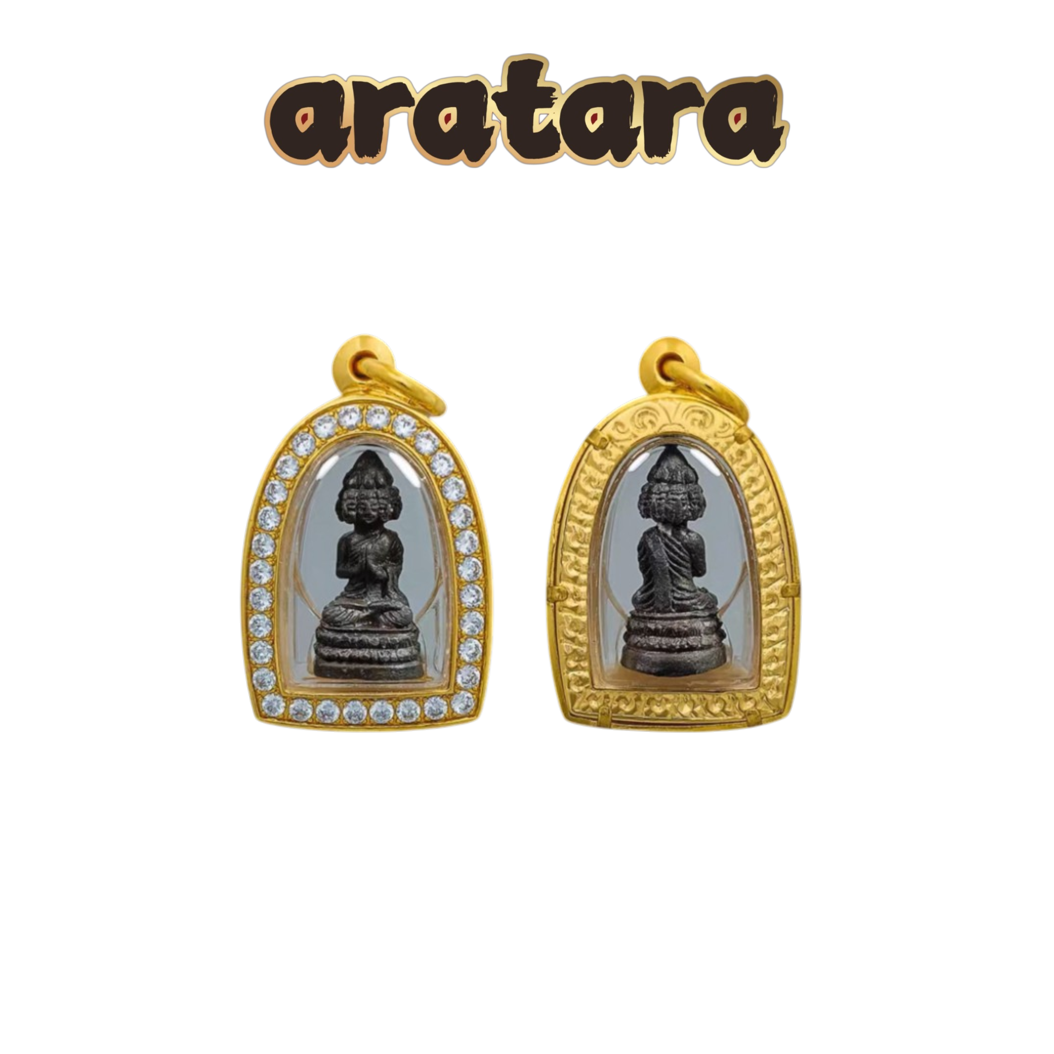 BE 2551 Luang Pu Somboon Wat Laeng Nu Nine-Faced Wealth Buddha Amulet