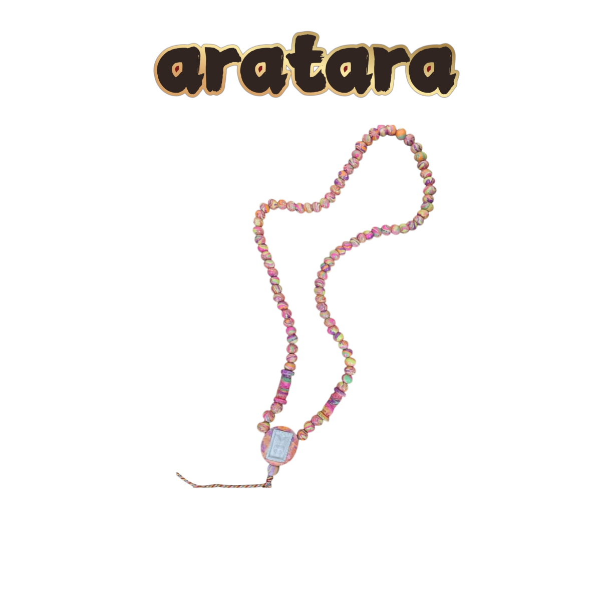 Kruba Krissana Colorful Bead Butterfly Fairy Companion Necklace
