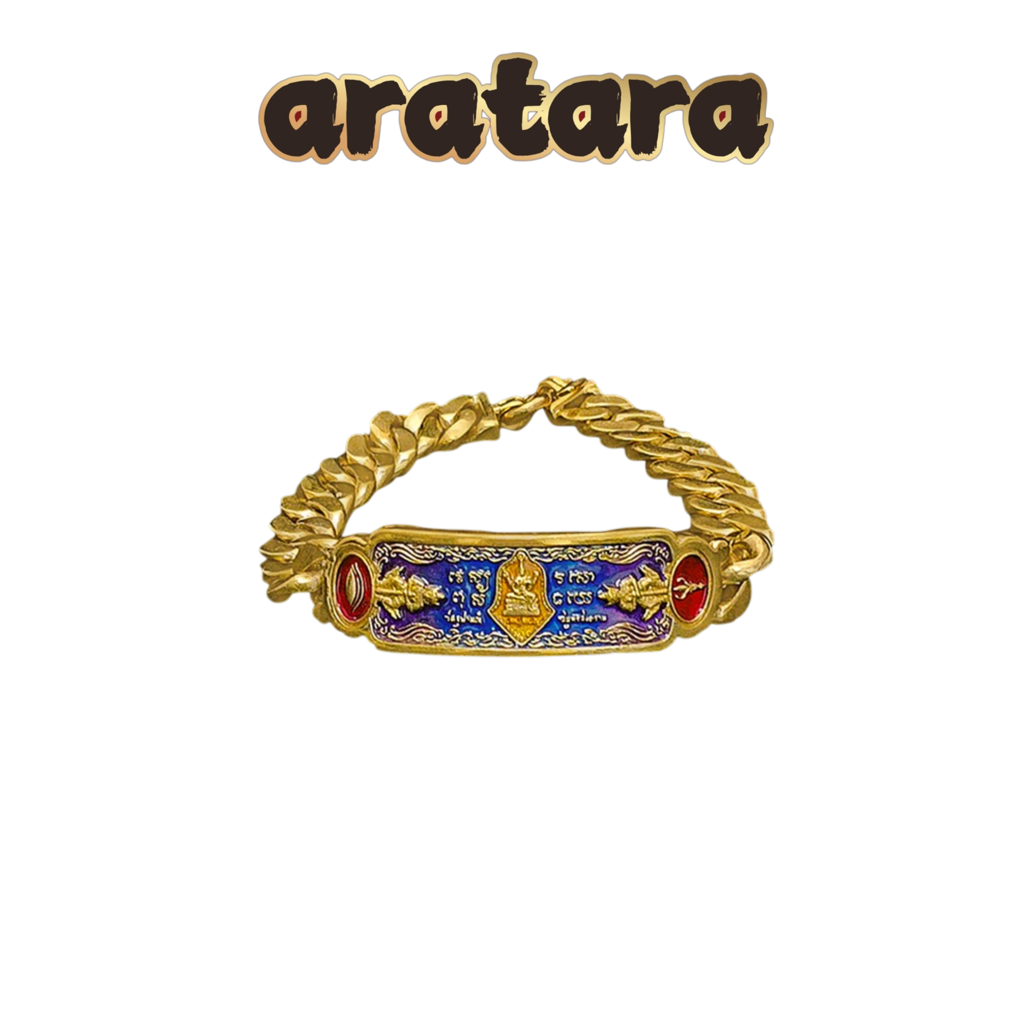 BE 2566 Luang Phor Yi Wat Chulamanee Millionaire Vissuwan Bracelet, Brass Blue Dragon Version (Women's)