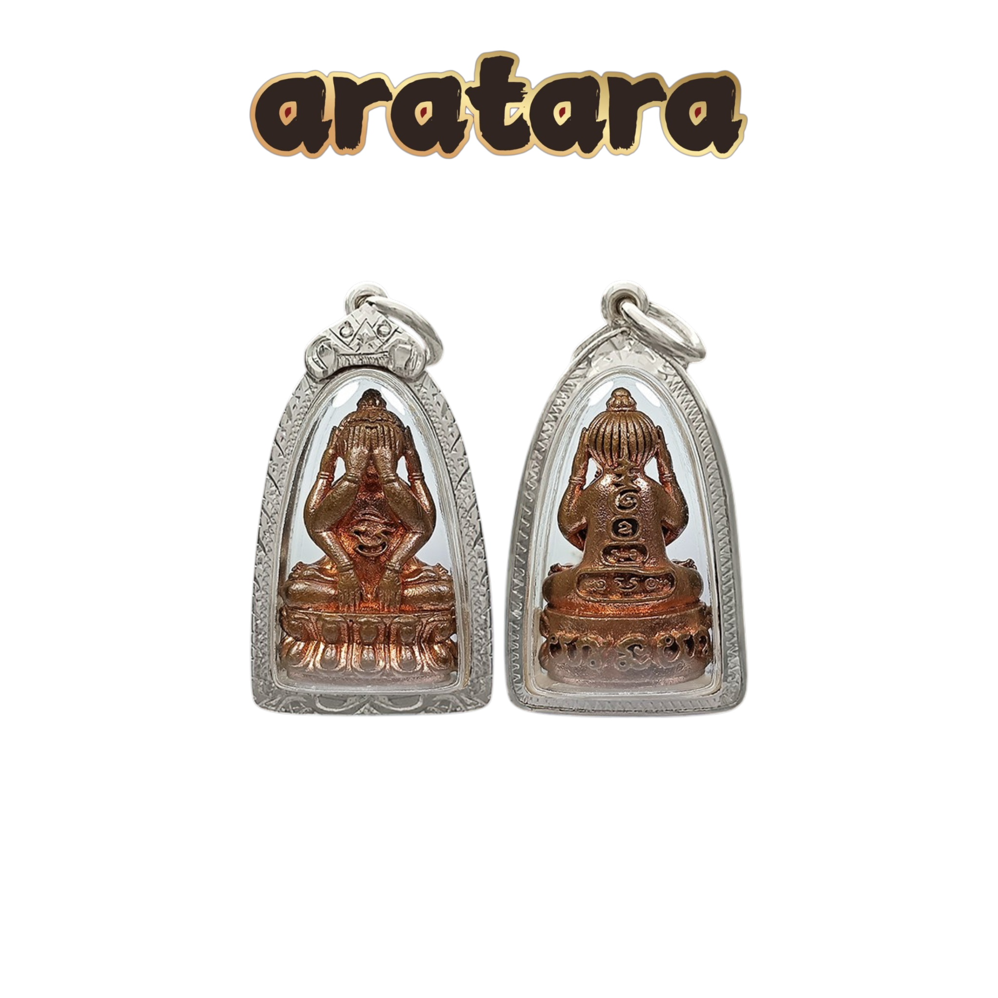 BE 2562 Luang Phor Thong Wat Banrai 6 Hands Phra Pidta Amulet