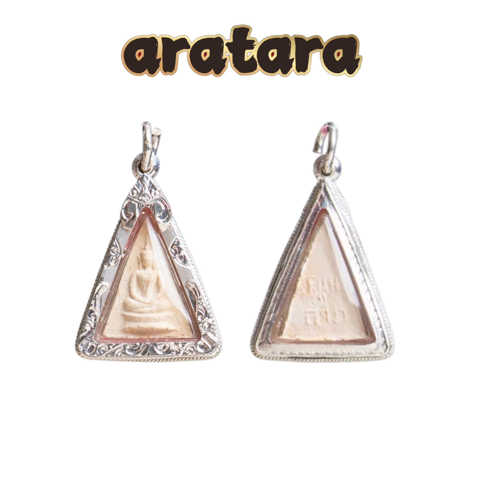 BE 2517（1974）Luang Pu Koon Wat Banrai White Orchid Queen Buddha (Phra Nang Phaya) Amulet