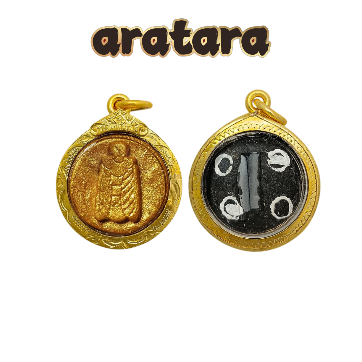 BE 2556 Luang Phor Juer Wealthy Golden Wasp Amulet